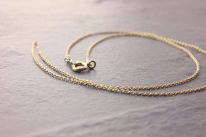14k Gold Filled Chain Necklace, 1g*